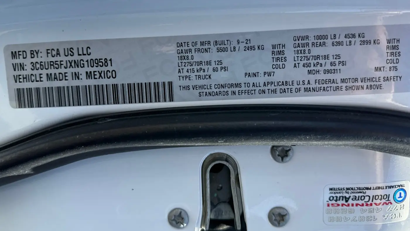 2022 Ram 2500 Laramie