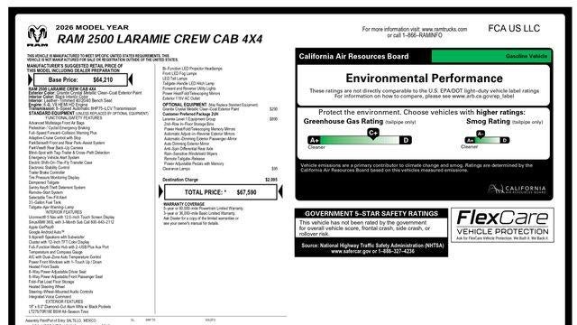 2026 Ram 2500 Laramie