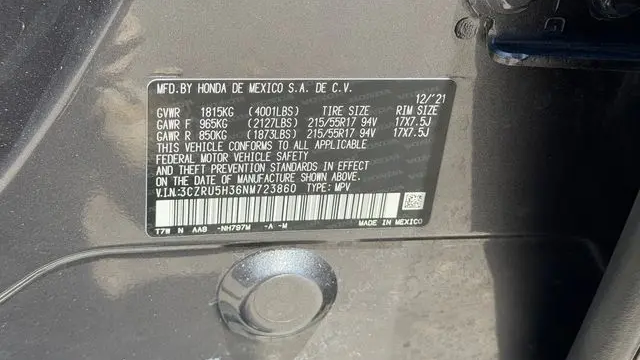 2022 Honda HR-V LX