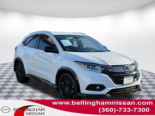 2022 Honda HR-V with Platinum White Pearl Exterior