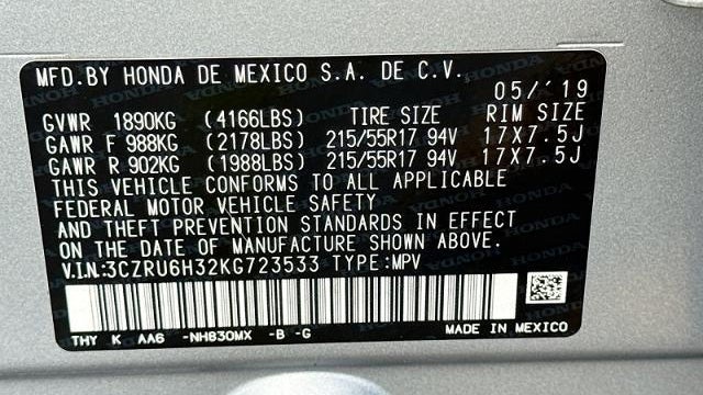2019 Honda HR-V LX