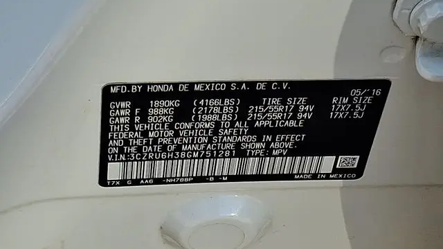 2016 Honda HR-V LX