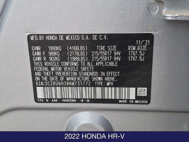 2022 Honda HR-V - $17,250