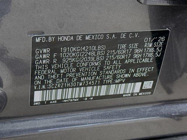 2026 Honda HR-V - $24,500