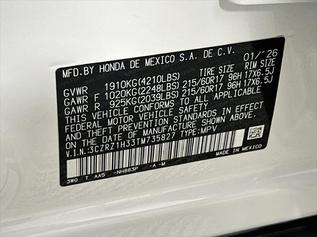 2026 Honda HR-V - $29,579