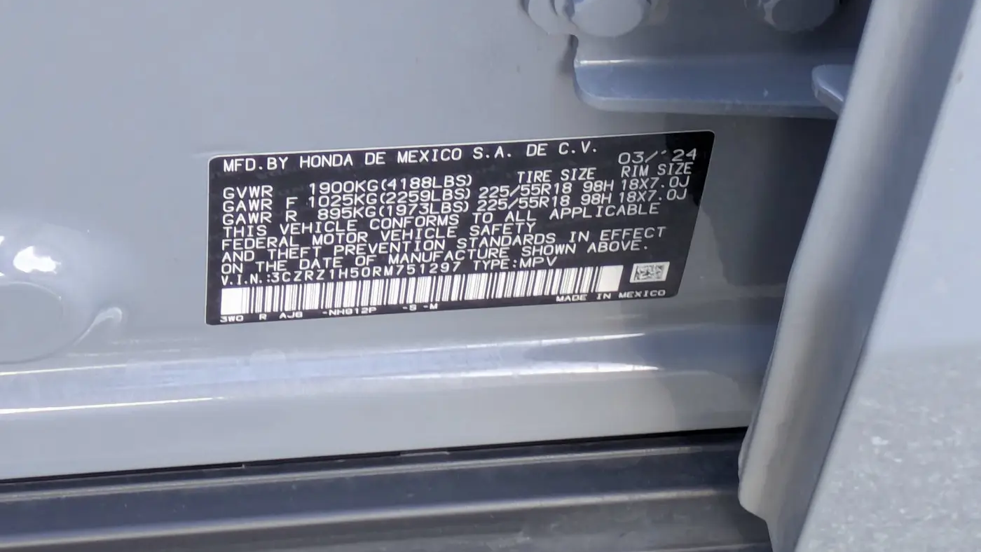 2024 Honda HR-V Sport