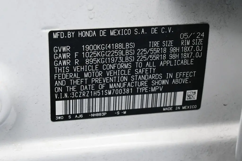 2025 Honda HR-V - $22,421