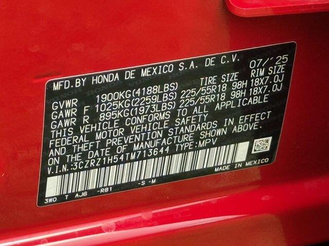 2026 Honda HR-V - $26,500