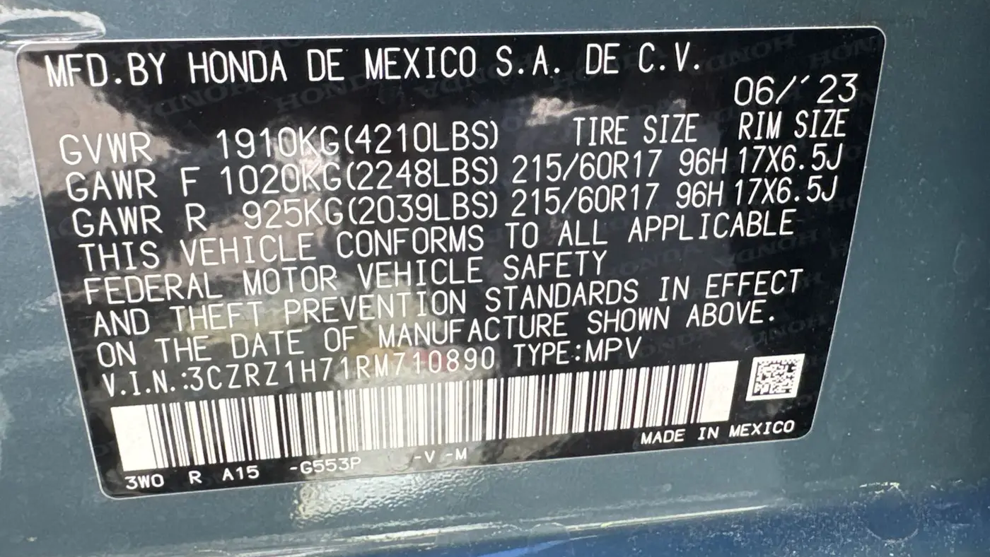 2024 Honda HR-V EX-L
