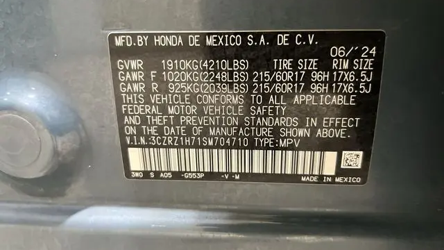 2025 Honda HR-V EX-L