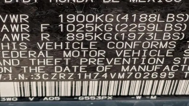 2027 Honda HR-V EX-L