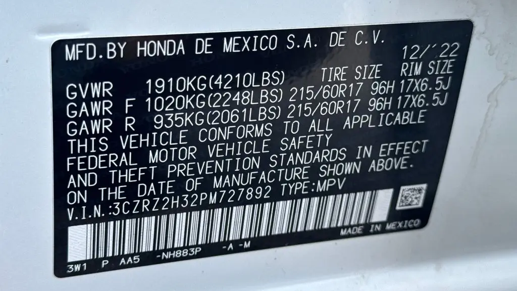 2023 Honda HR-V LX