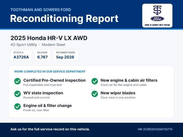 2025 Honda HR-V - $24,792