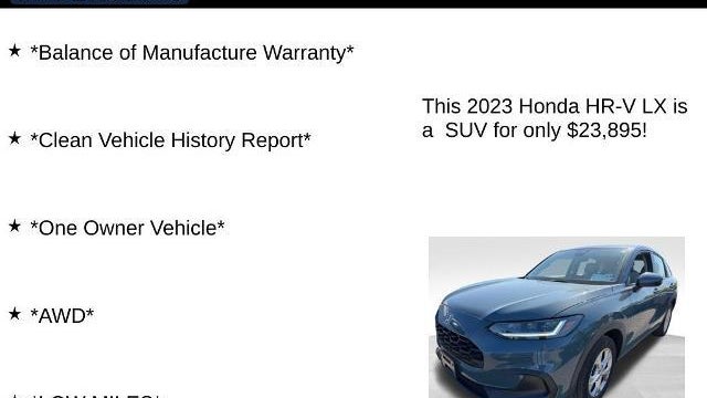 2023 Honda HR-V LX