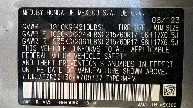 2024 Honda HR-V LX