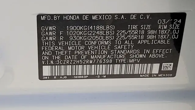 2024 Honda HR-V Sport