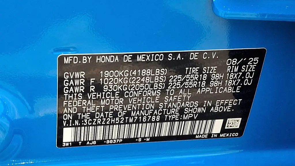 2026 Honda HR-V Sport