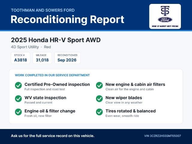 2025 Honda HR-V - $26,250