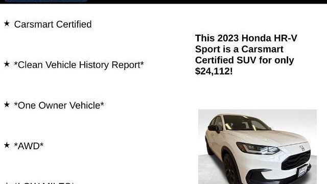2023 Honda HR-V Sport