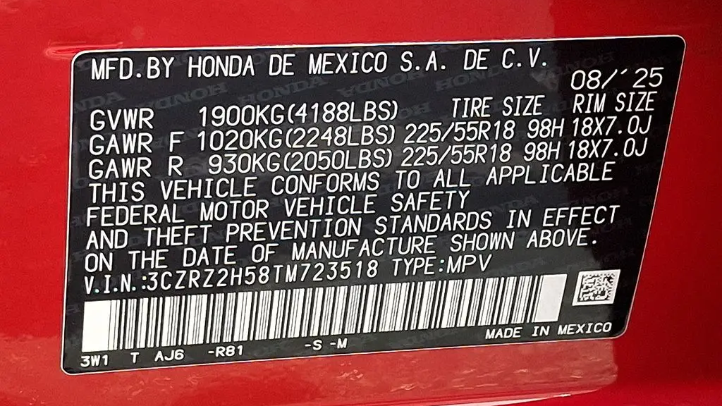 2026 Honda HR-V Sport