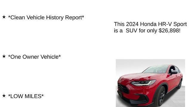 2024 Honda HR-V Sport