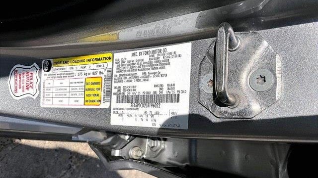 2020 Ford Fusion SEL