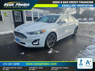 2019 Ford Fusion with White Exterior