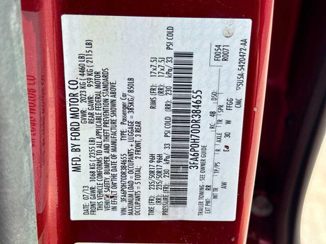 2013 Ford Fusion - $3,775