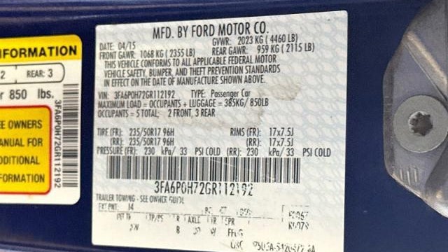 2016 Ford Fusion SE