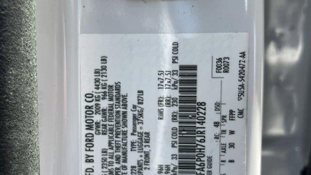 2018 Ford Fusion SE