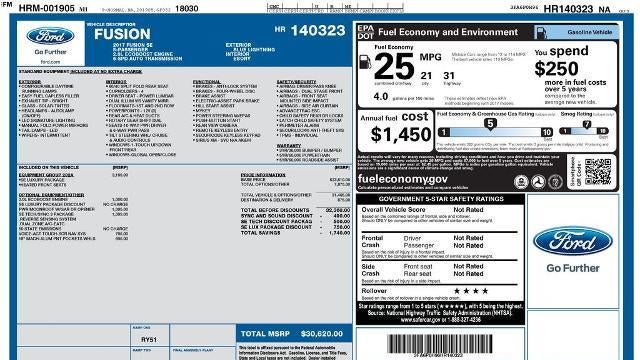 2017 Ford Fusion SE