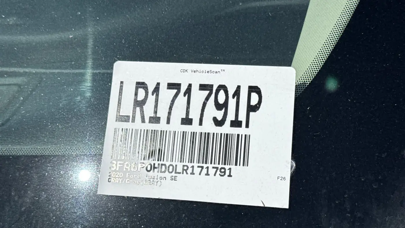 2020 Ford Fusion SE