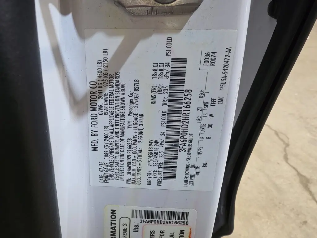 2017 Ford Fusion - $12,150