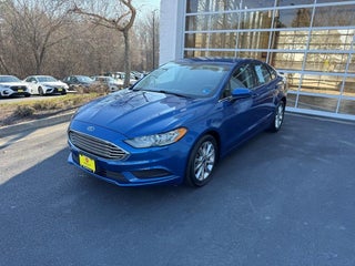 2017 Ford Fusion with Lightning Blue Exterior