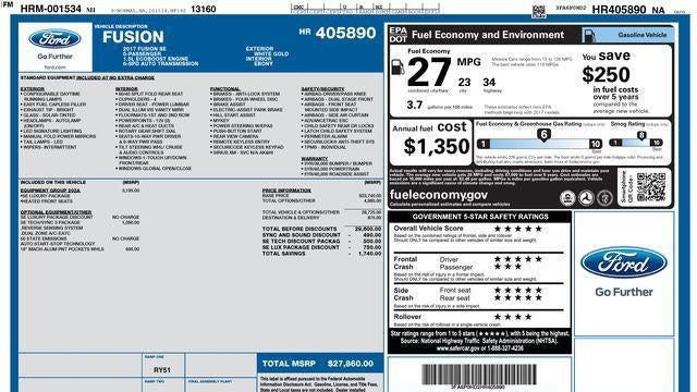 2017 Ford Fusion SE
