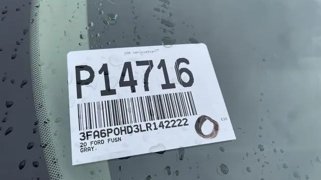 2020 Ford Fusion SE