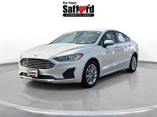 2020 Ford Fusion with White Platinum Metallic Tri-Coat Exterior
