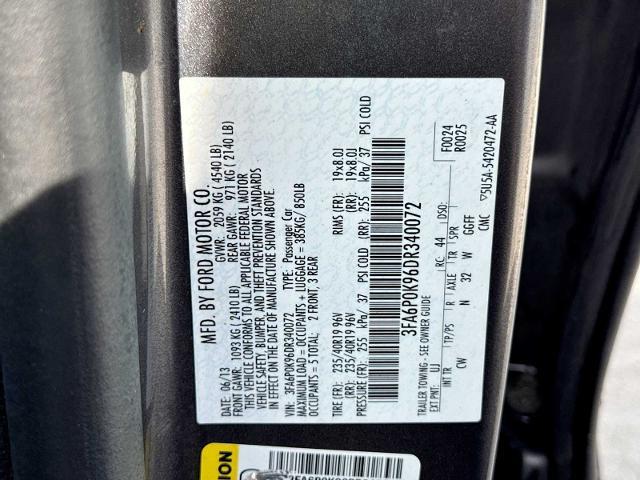 2013 Ford Fusion - $3,775