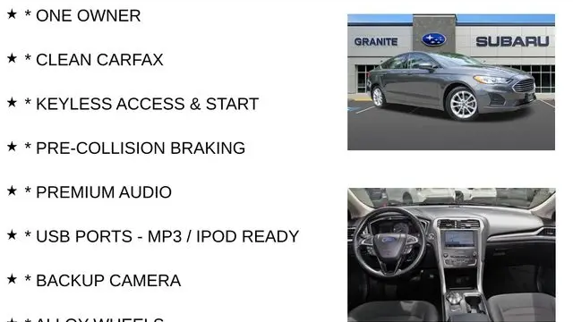 2020 Ford Fusion Hybrid SE