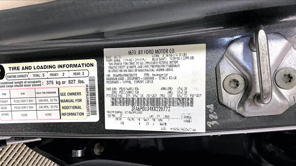 2019 Ford Fusion Hybrid SE