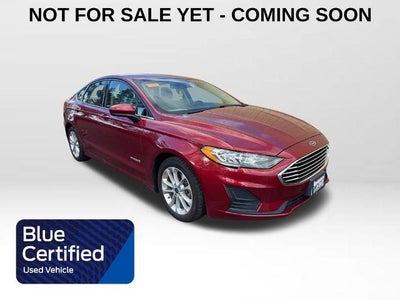 2019 Ford Fusion Hybrid SE 4DR Sedan