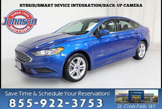 2018 Ford Fusion Hybrid with Blue Exterior