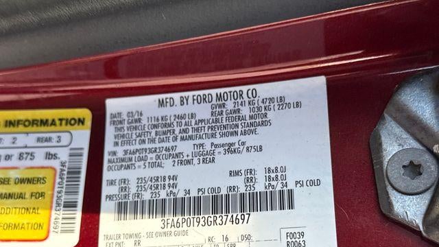 2016 Ford Fusion SE