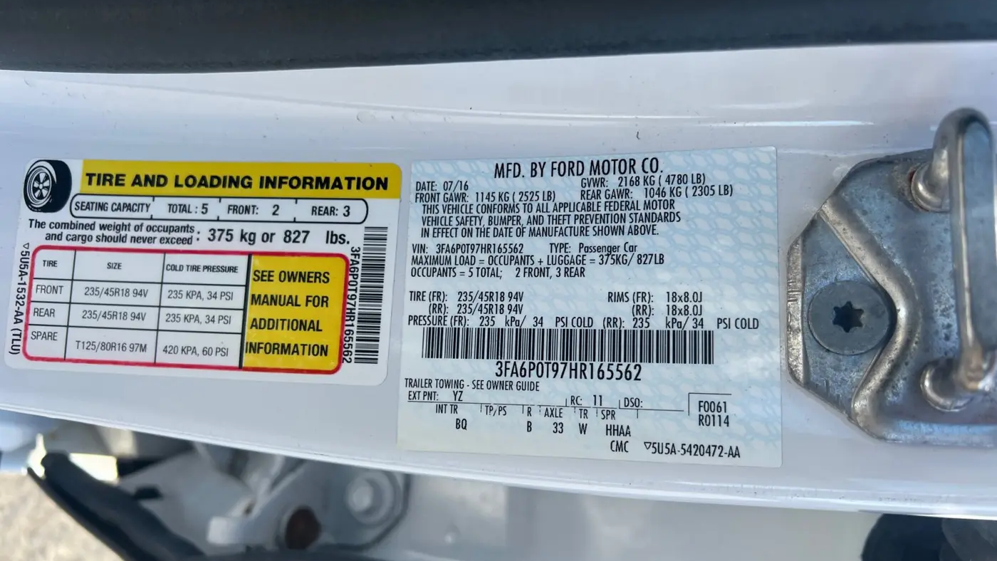 2017 Ford Fusion SE