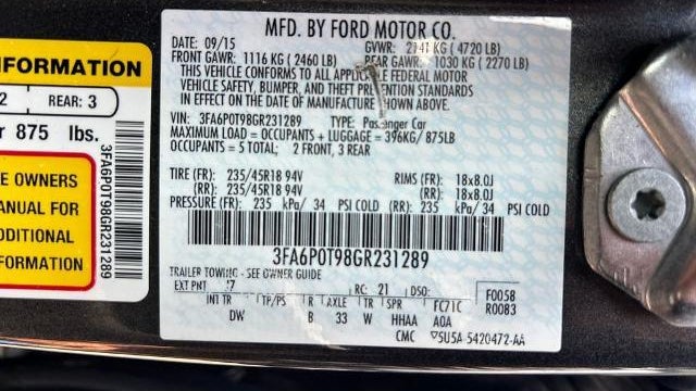 2016 Ford Fusion SE