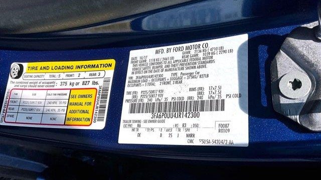 2018 Ford Fusion Hybrid S