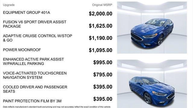 2017 Ford Fusion V6 Sport