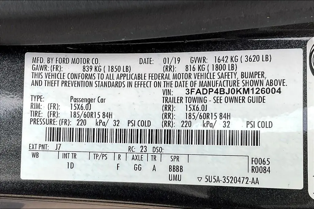 2019 Ford Fiesta - $12,991