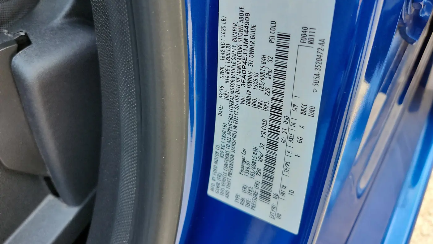 2018 Ford Fiesta SE