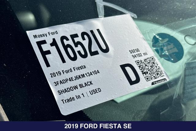 2019 Ford Fiesta - $10,900